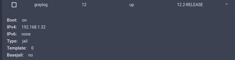 Installing Graylog 3 in a TrueNAS 12.0 Jail (FreeBSD) – pavlovs.ky